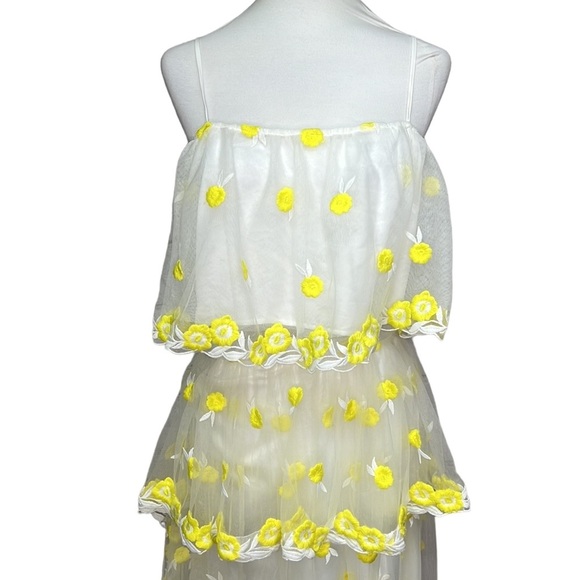 ASOS Embroidered Tulle Maxi Skirt Set - Picture 3 of 6